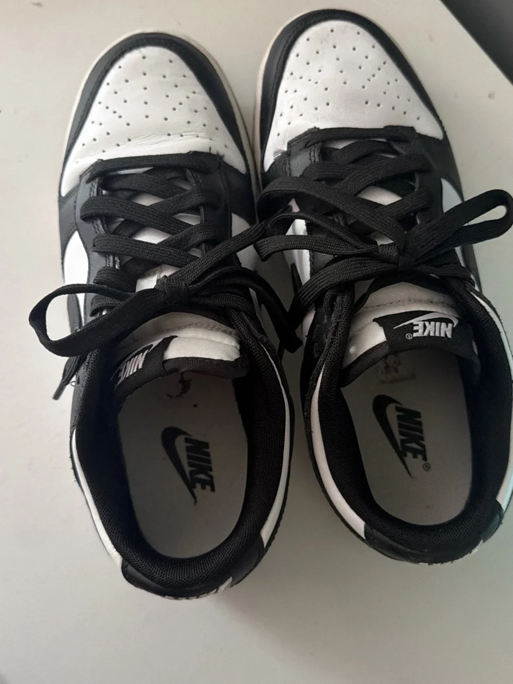 Nike Black and White Low-Top Sneakers